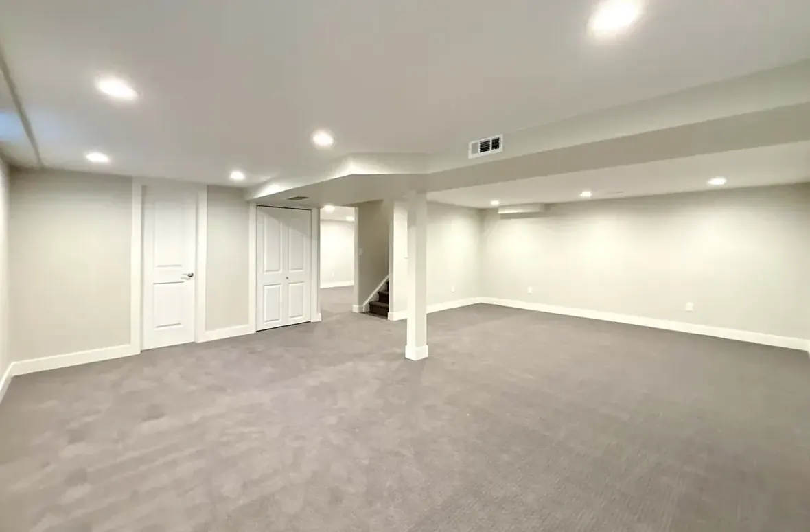 The same space later, renovated